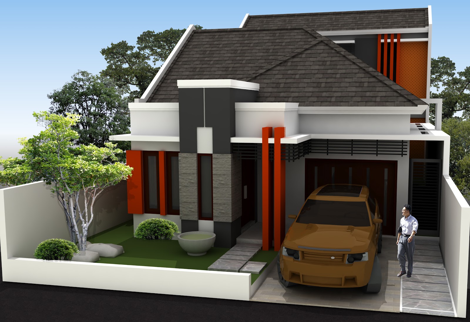 Model Rumah Minimalis terbaru 1 Lantai