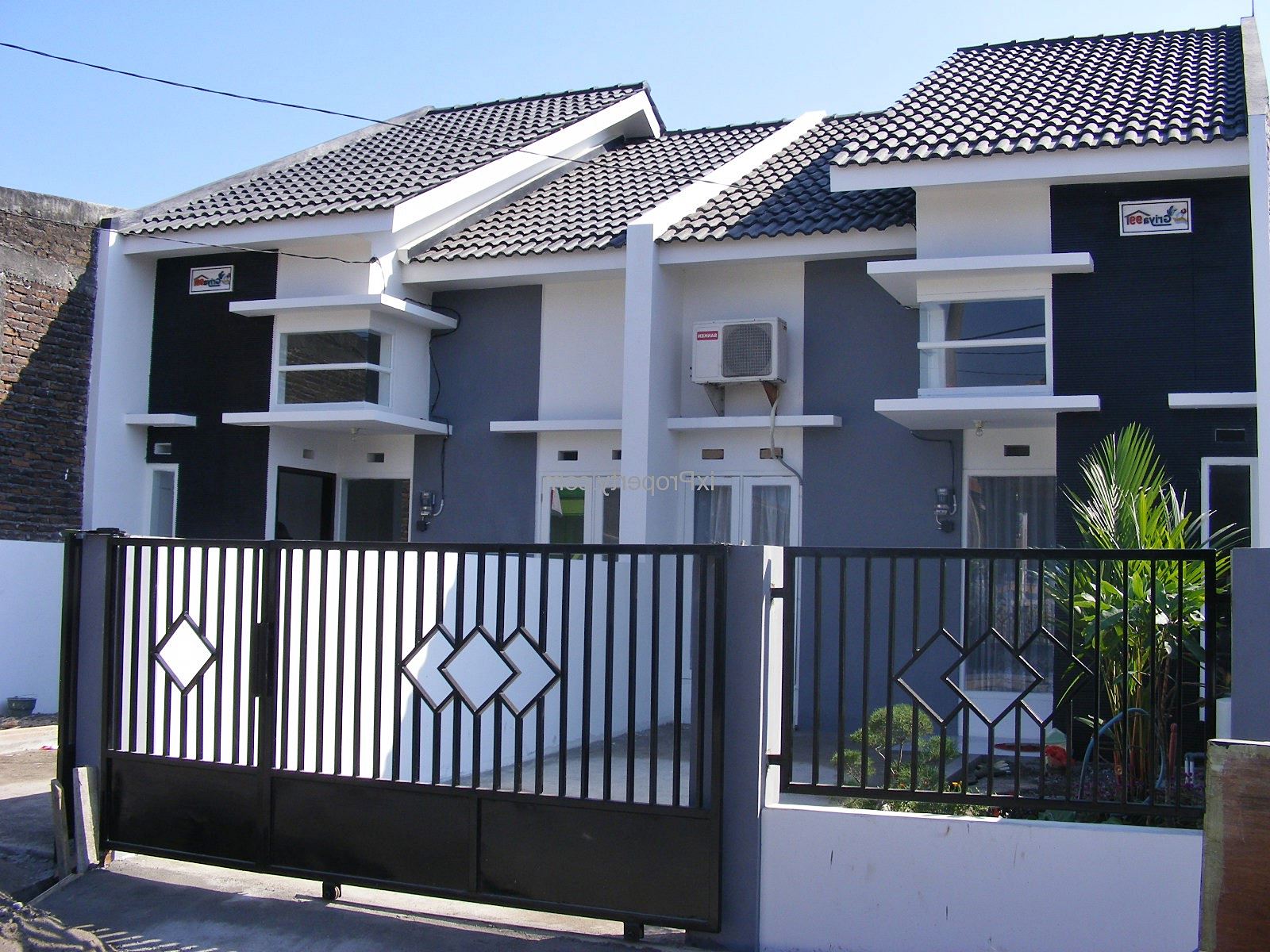 model pagar rumah minimalis type 36