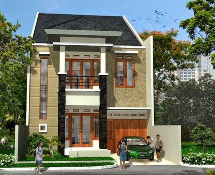 Contoh Rumah Type 36 2 Lantai