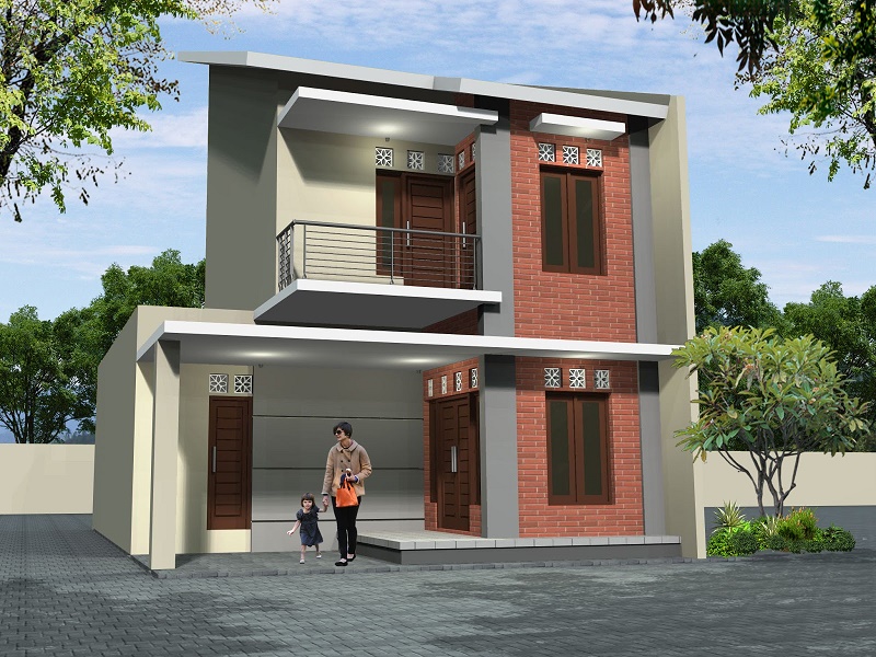 Ide Dalam Membuat (Rancangan) Rumah Minimalis Modern 2 Lantai