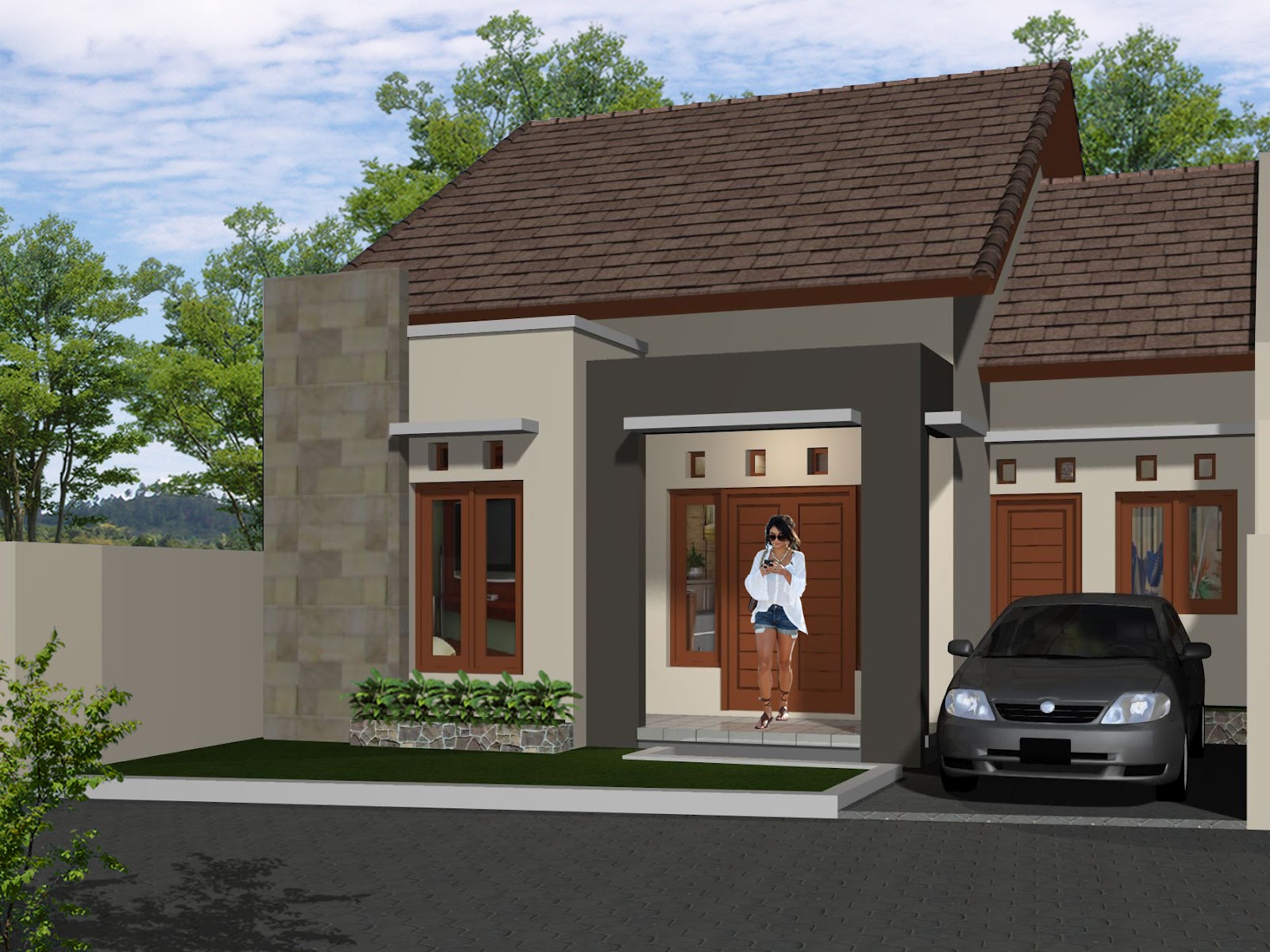 Contoh Rumah Minimalis Modern 1 Lantai